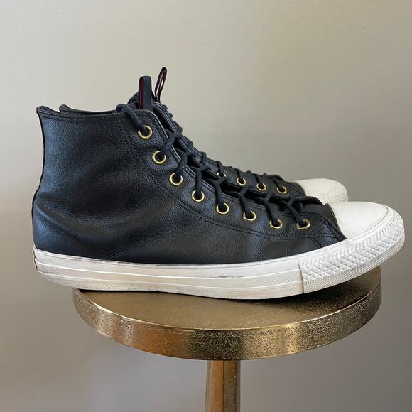 Converse Chuck Taylor Leather High 'Black Egret' 169658C | Men’s 13, EUC - Picture 6 of 12